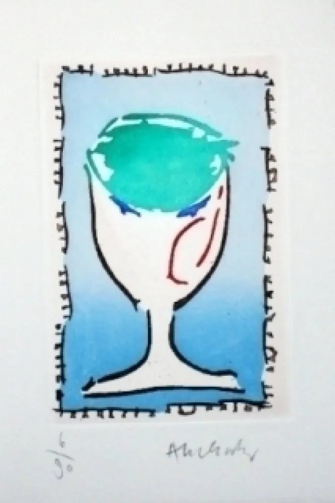 エッチングと　アクチアント Alechinsky - Cigue