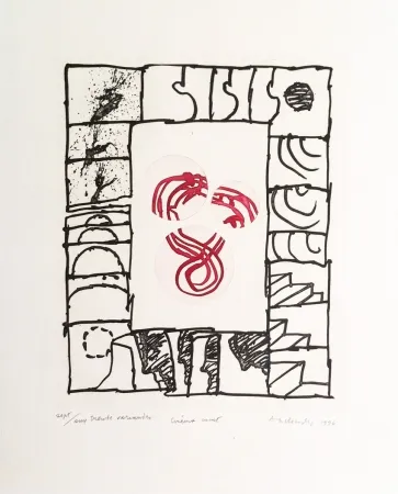 彫版 Alechinsky - Ciméma muet