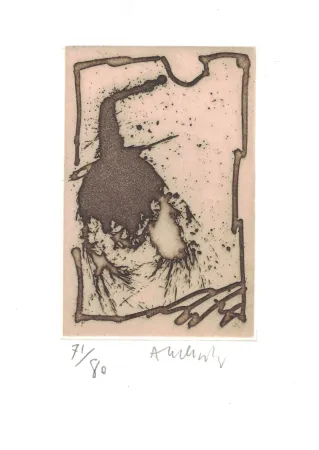 エッチング Alechinsky - '' Cobra ''