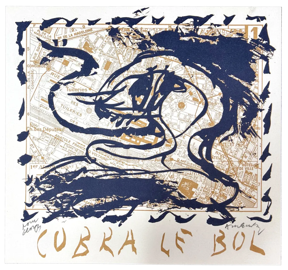 リトグラフ Alechinsky - Cobra le bol