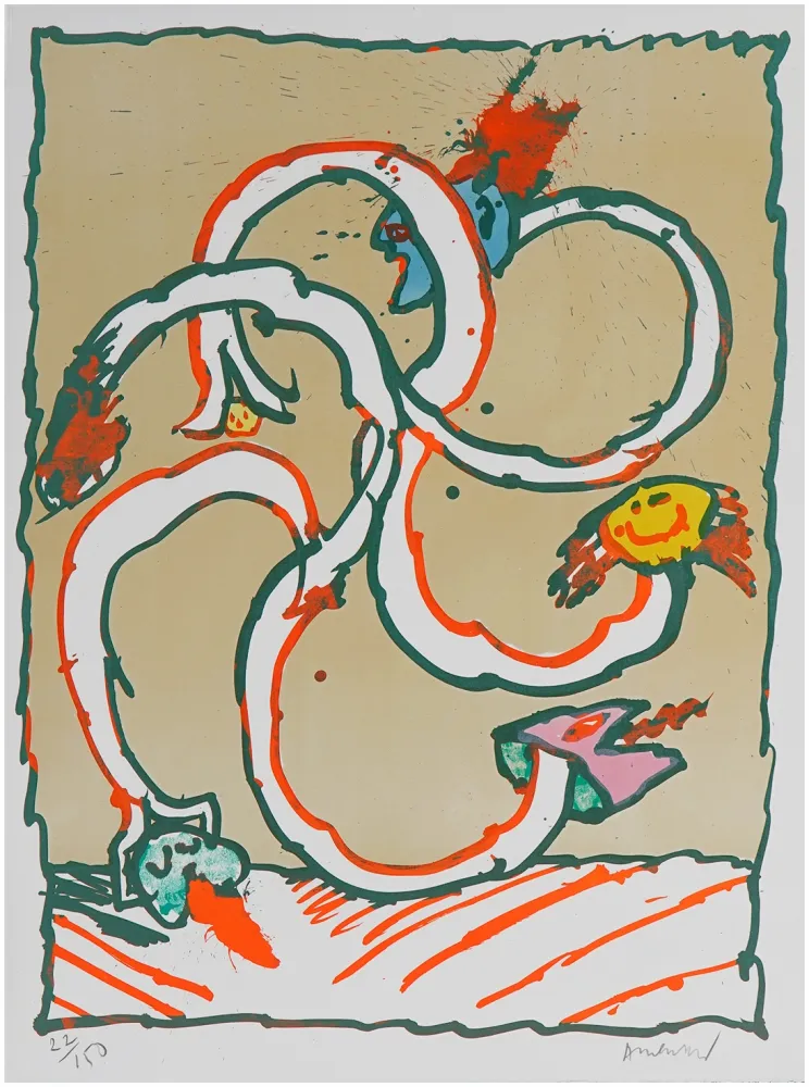 リトグラフ Alechinsky - Cobroue