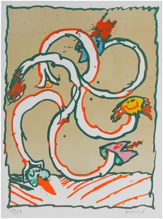 リトグラフ Alechinsky - Cobroue