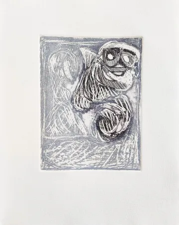 エッチング Alechinsky - Commentaire de Personnage