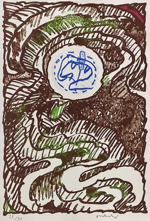 彫版 Alechinsky - Composition