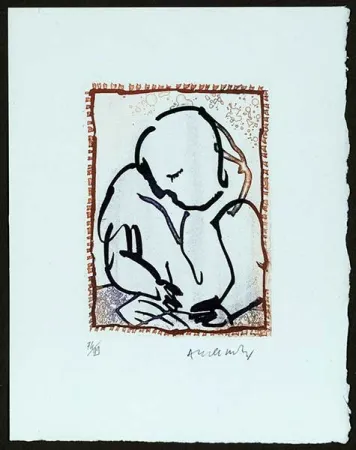 彫版 Alechinsky - Composition