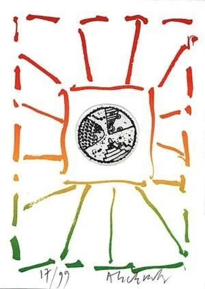 彫版 Alechinsky - Composition