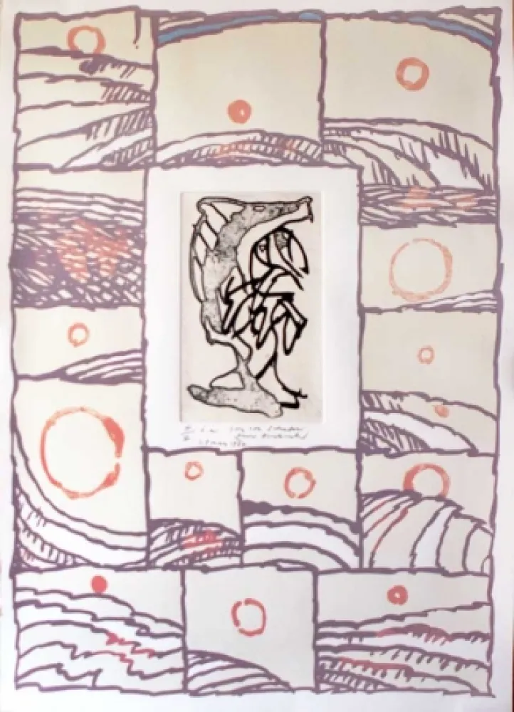 彫版 Alechinsky - Composition