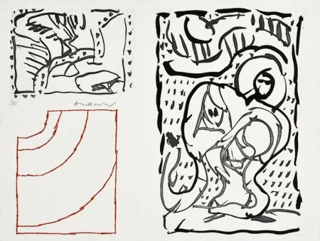 彫版 Alechinsky - Composition