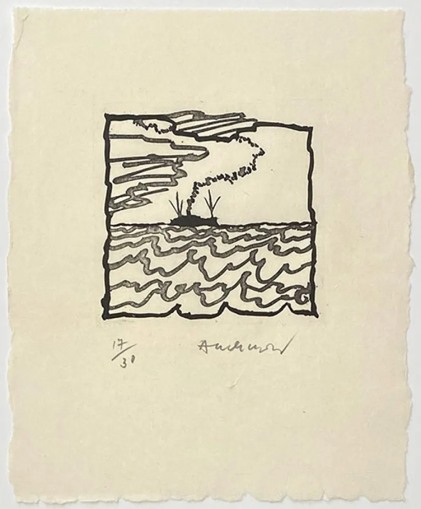 彫版 Alechinsky - Composition