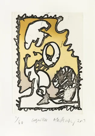 彫版 Alechinsky - Coquilles