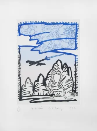 彫版 Alechinsky - Cordillière