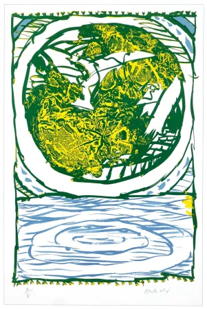 リトグラフ Alechinsky - Corps et biens