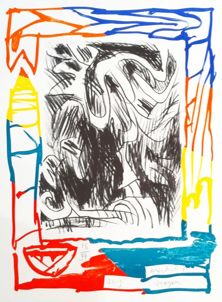 リトグラフ Alechinsky - Crayon 