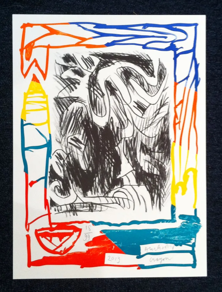 リトグラフ Alechinsky - Crayon 