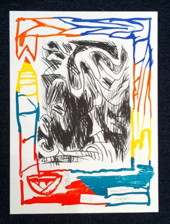 リトグラフ Alechinsky - Crayon 