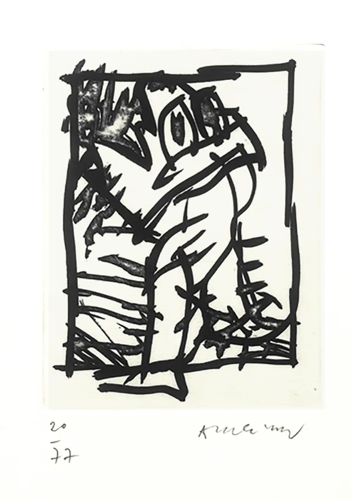 挿絵入り本 Alechinsky - De singes et de mouches