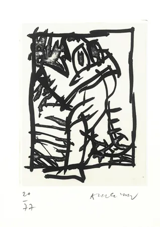 挿絵入り本 Alechinsky - De singes et de mouches