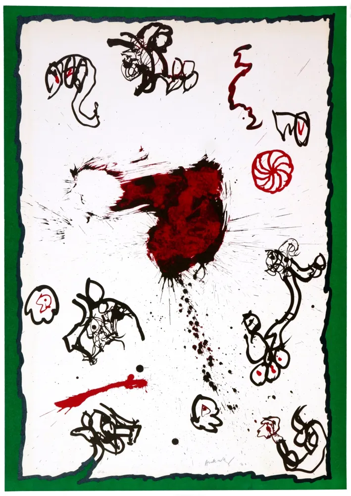 リトグラフ Alechinsky - Deuxième