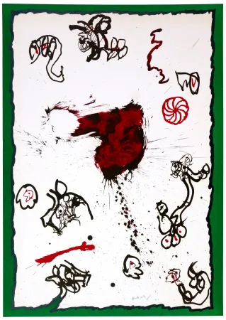 リトグラフ Alechinsky - Deuxième