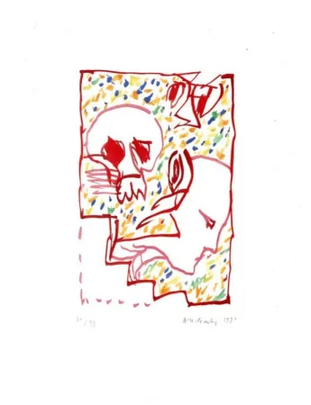 彫版 Alechinsky - Deuxième masque