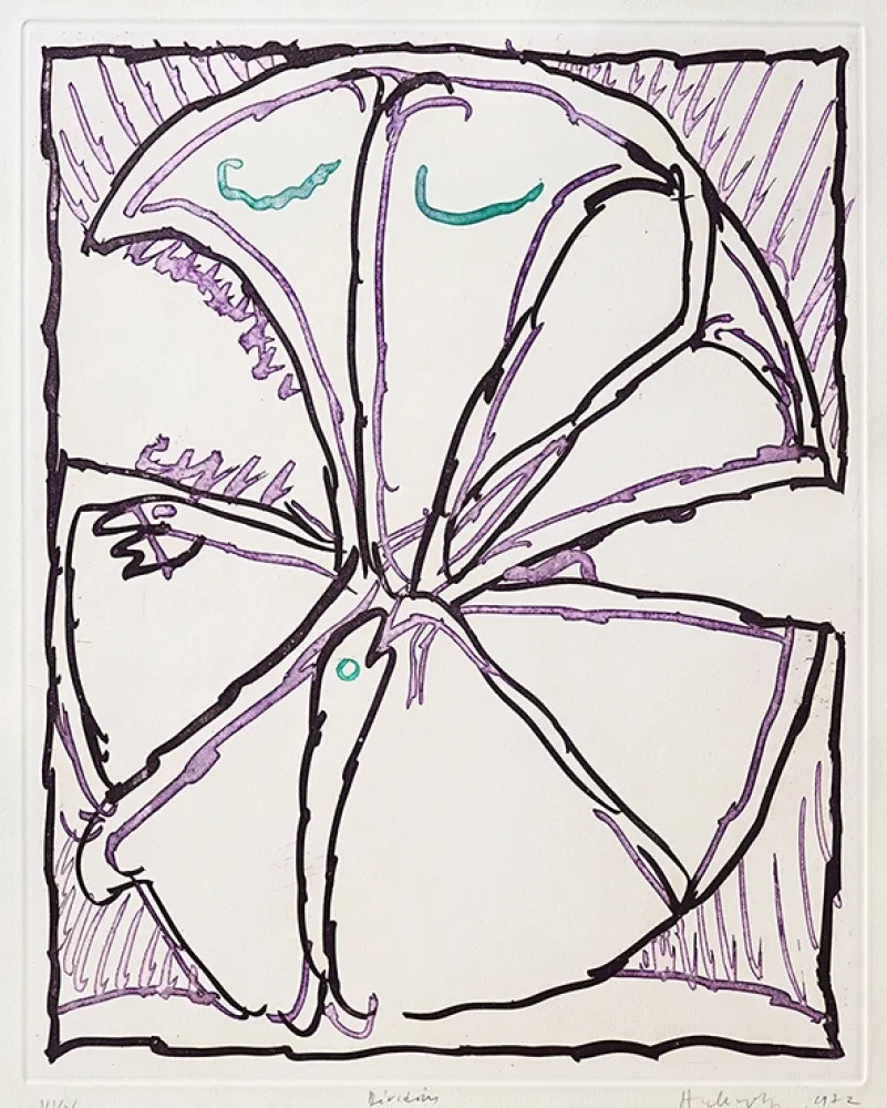 エッチング Alechinsky - Dévidoirs