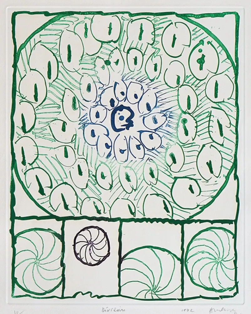 エッチング Alechinsky - Dévidoirs