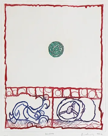 エッチング Alechinsky - Dévidoirs