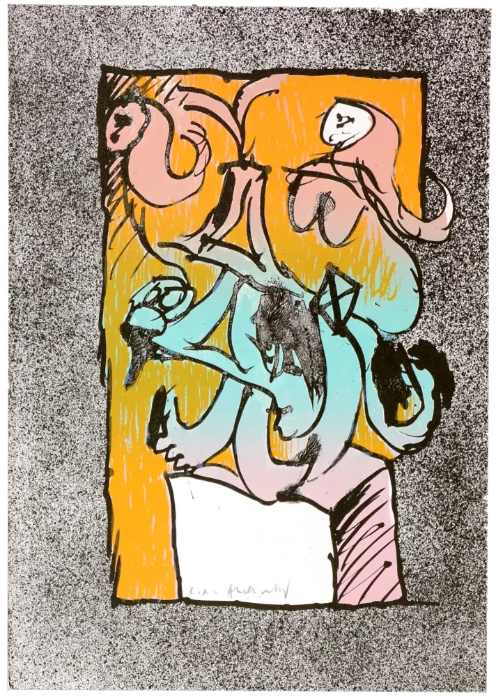 リトグラフ Alechinsky - Digitale