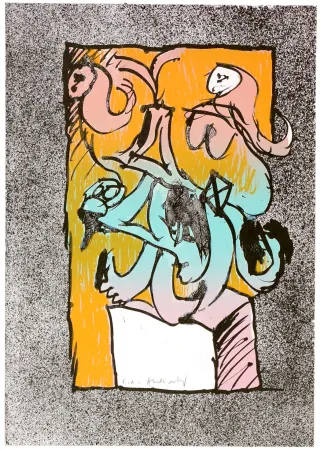 リトグラフ Alechinsky - Digitale