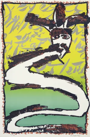 リトグラフ Alechinsky - Dotremont peintre de l'écriture