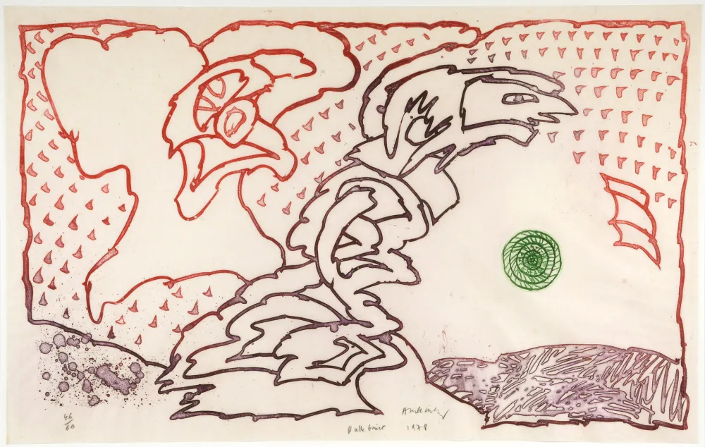 エッチングと　アクチアント Alechinsky - Dulle Griet