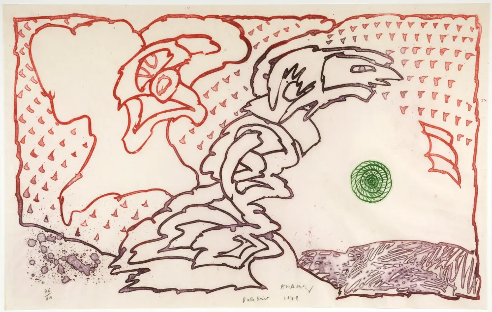 彫版 Alechinsky - Dulle Griet