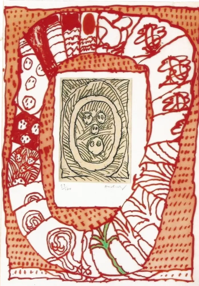 彫版 Alechinsky - Dusseldorf