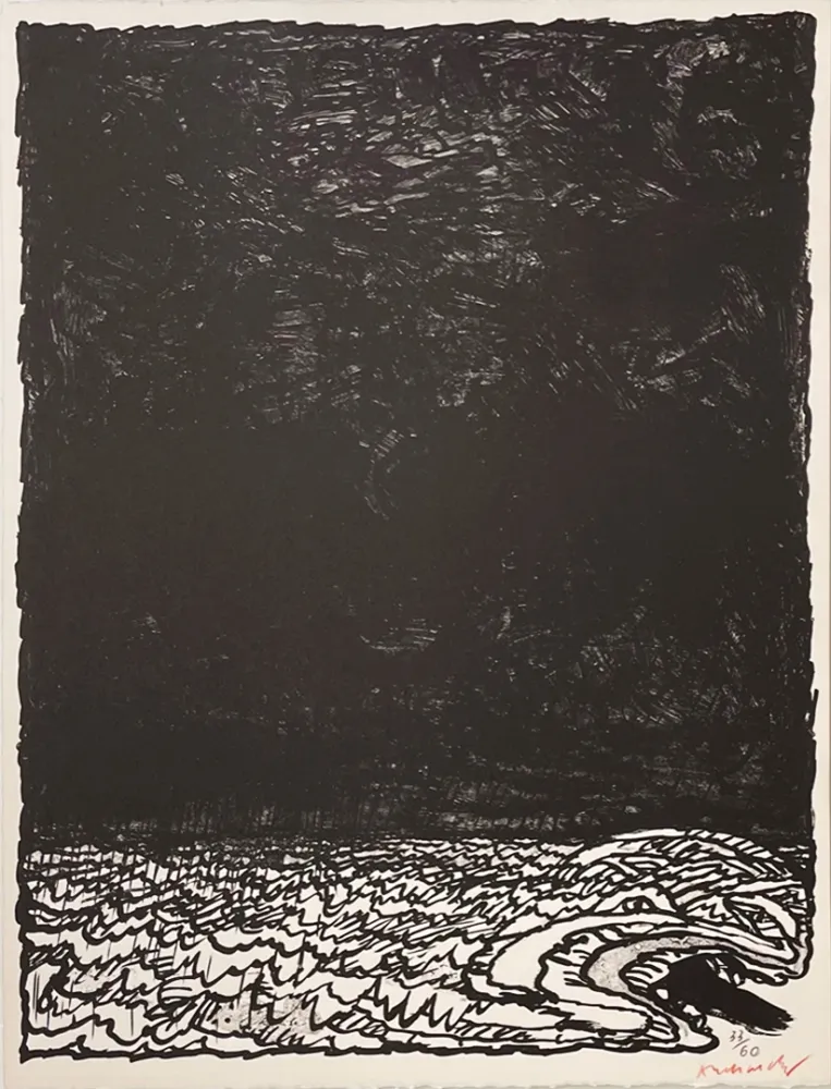 リトグラフ Alechinsky - Eau dormante