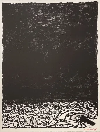 リトグラフ Alechinsky - Eau dormante