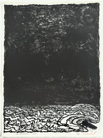 リトグラフ Alechinsky - Eau dormante