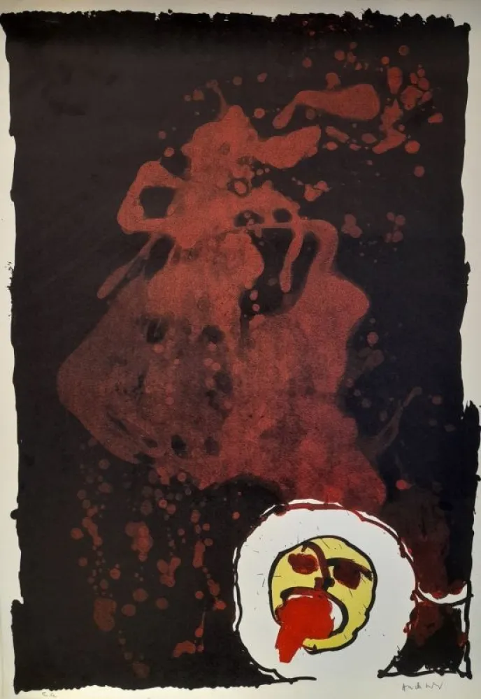 リトグラフ Alechinsky - Edgar 