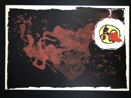 リトグラフ Alechinsky - Edgar (le tireur de langue)