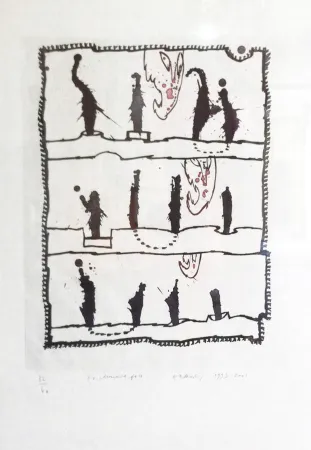 彫版 Alechinsky - En plusieurs fois 