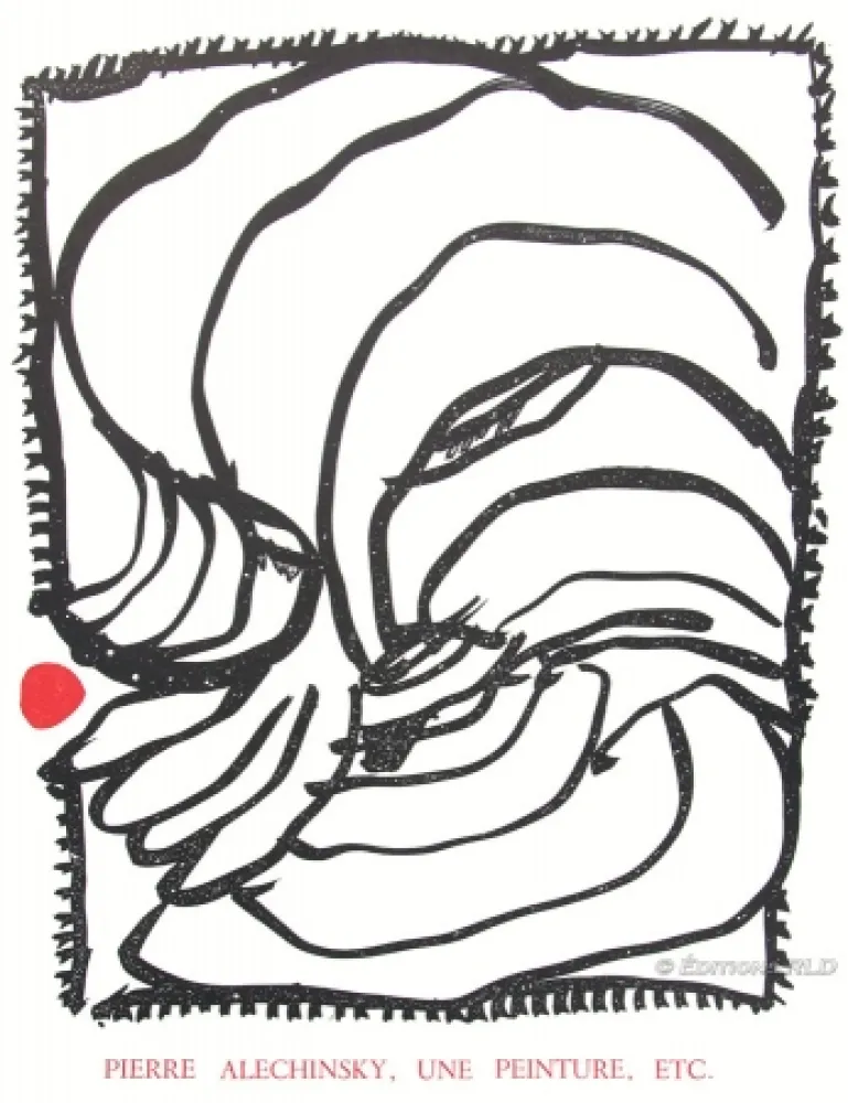 挿絵入り本 Alechinsky - En Puisaye N°3