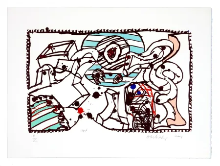 リトグラフ Alechinsky - En route (Nord)