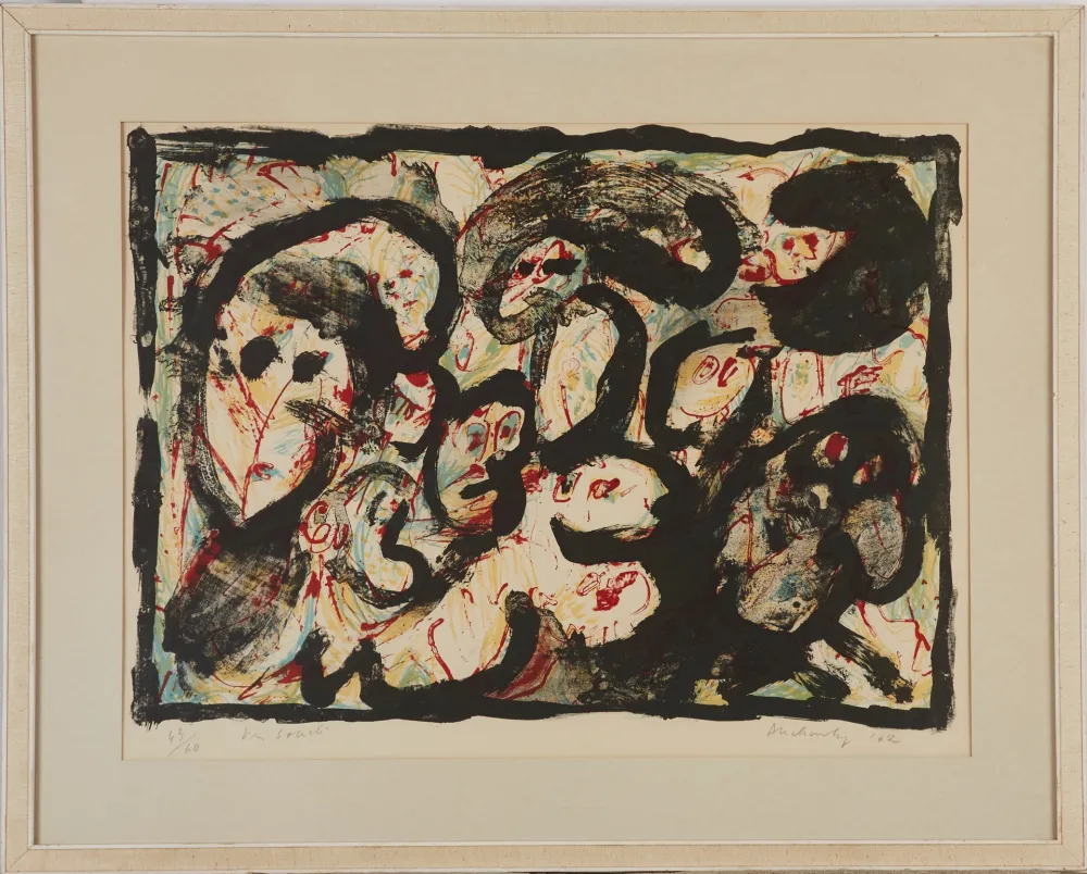 リトグラフ Alechinsky - En société