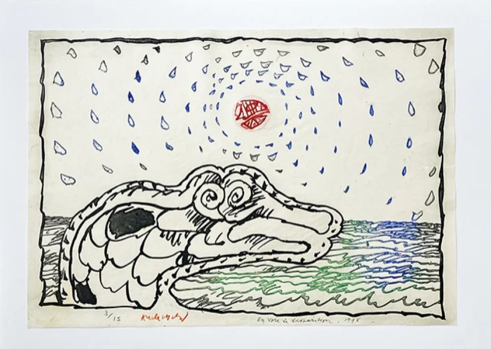 彫版 Alechinsky - En voie de disparition