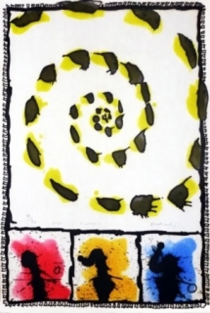 彫版 Alechinsky - Energie