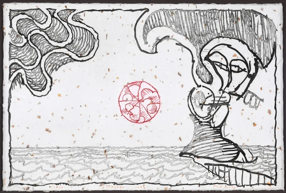 エッチングと　アクチアント Alechinsky - Estacade