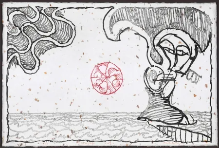 エッチングと　アクチアント Alechinsky - Estacade