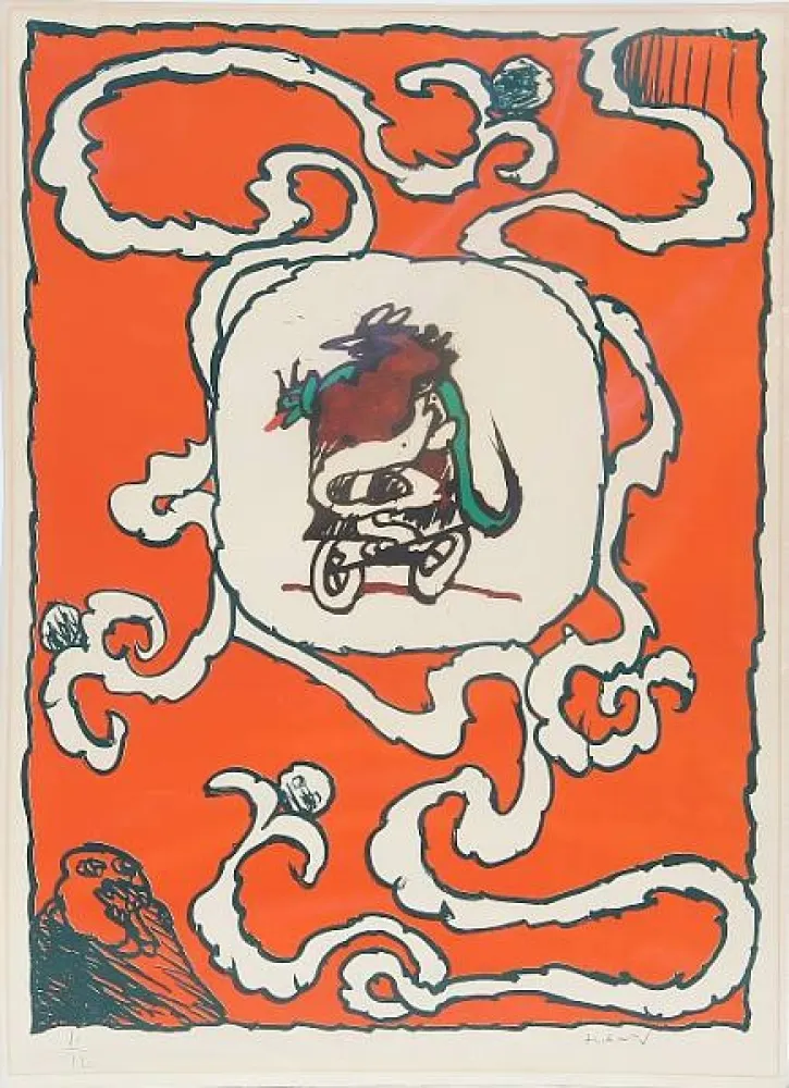 リトグラフ Alechinsky - Estampe de l'affiche