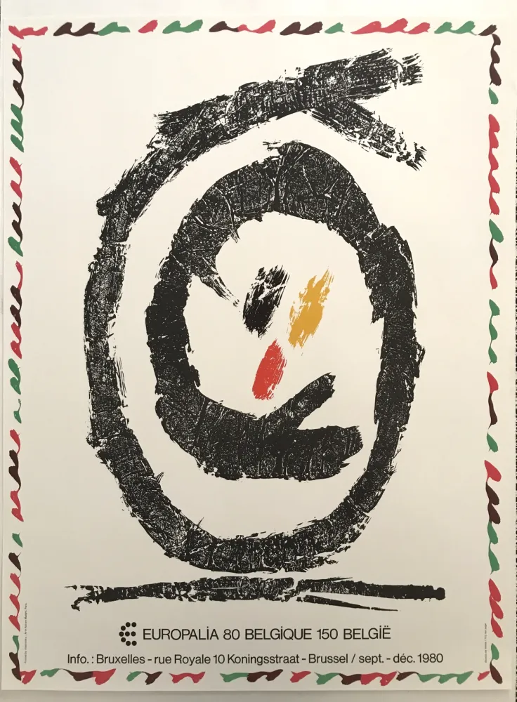 掲示 Alechinsky - Europalia