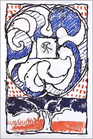 リトグラフ Alechinsky - Fenêtre