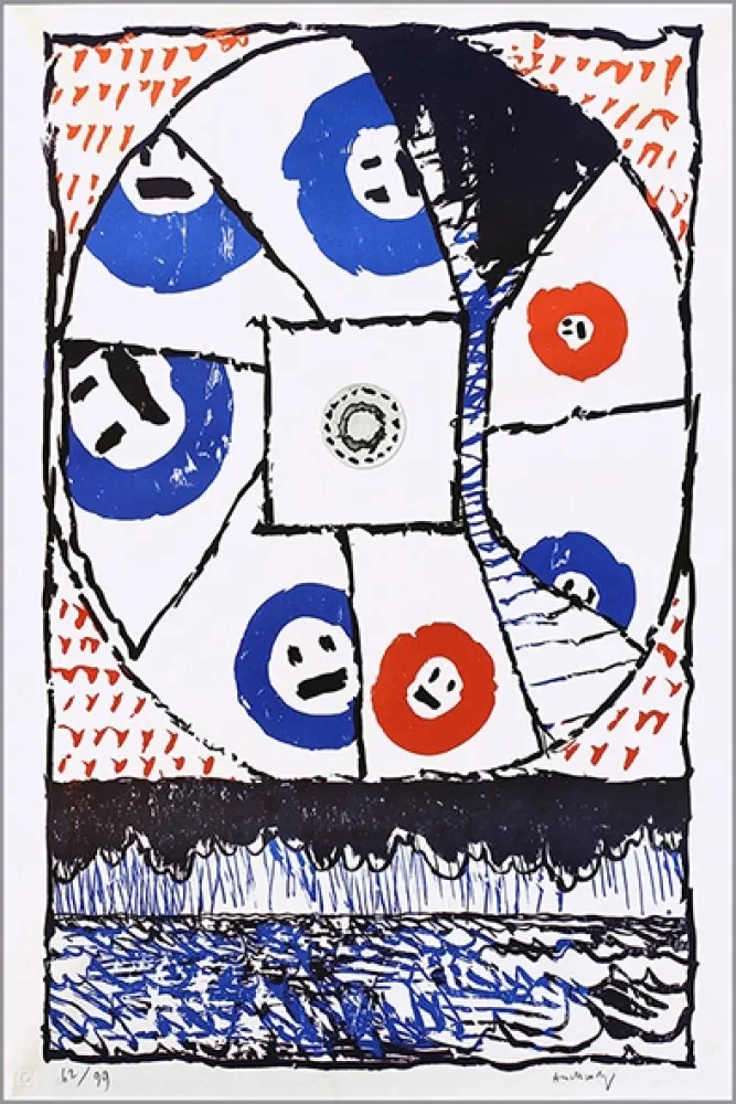 リトグラフ Alechinsky - Fenêtre